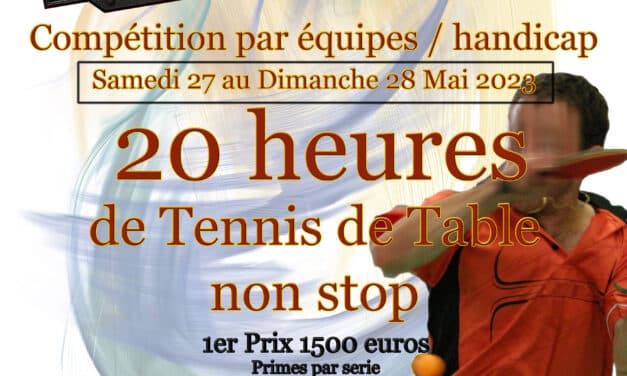 Iron-Ping 2023 – Tournoi du Réveil Chambonnaire